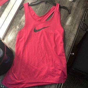 nike pink tank top